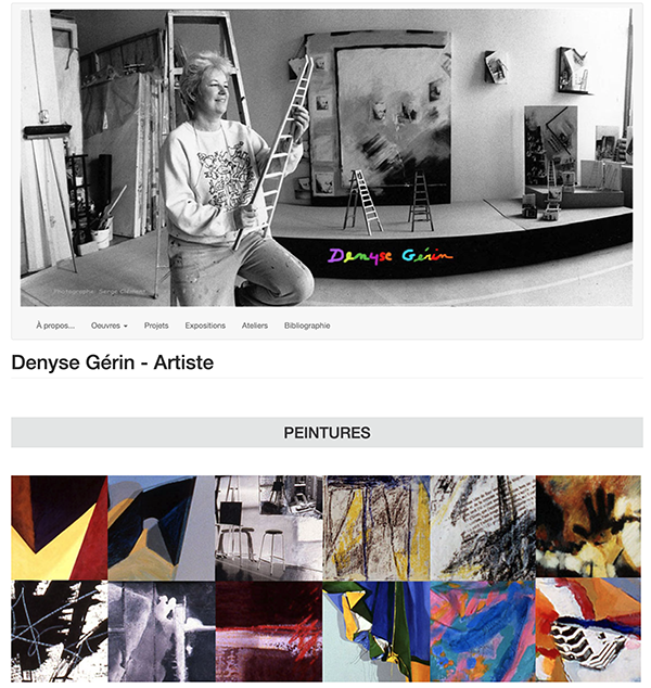 Aperçu du site denysegerin.ca